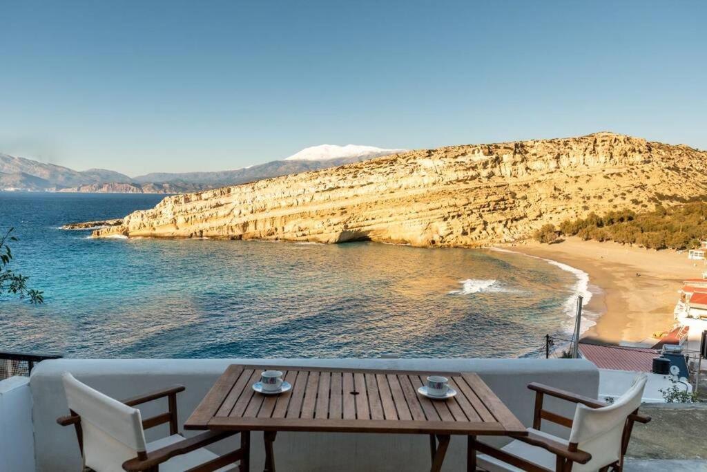 Nostos Cave Seaview Apartment Matala Buitenkant foto