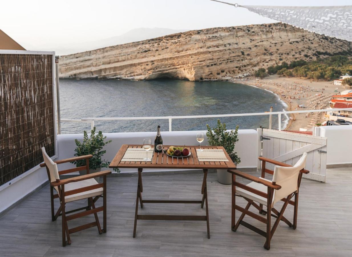 Nostos Cave Seaview Apartment Matala Buitenkant foto
