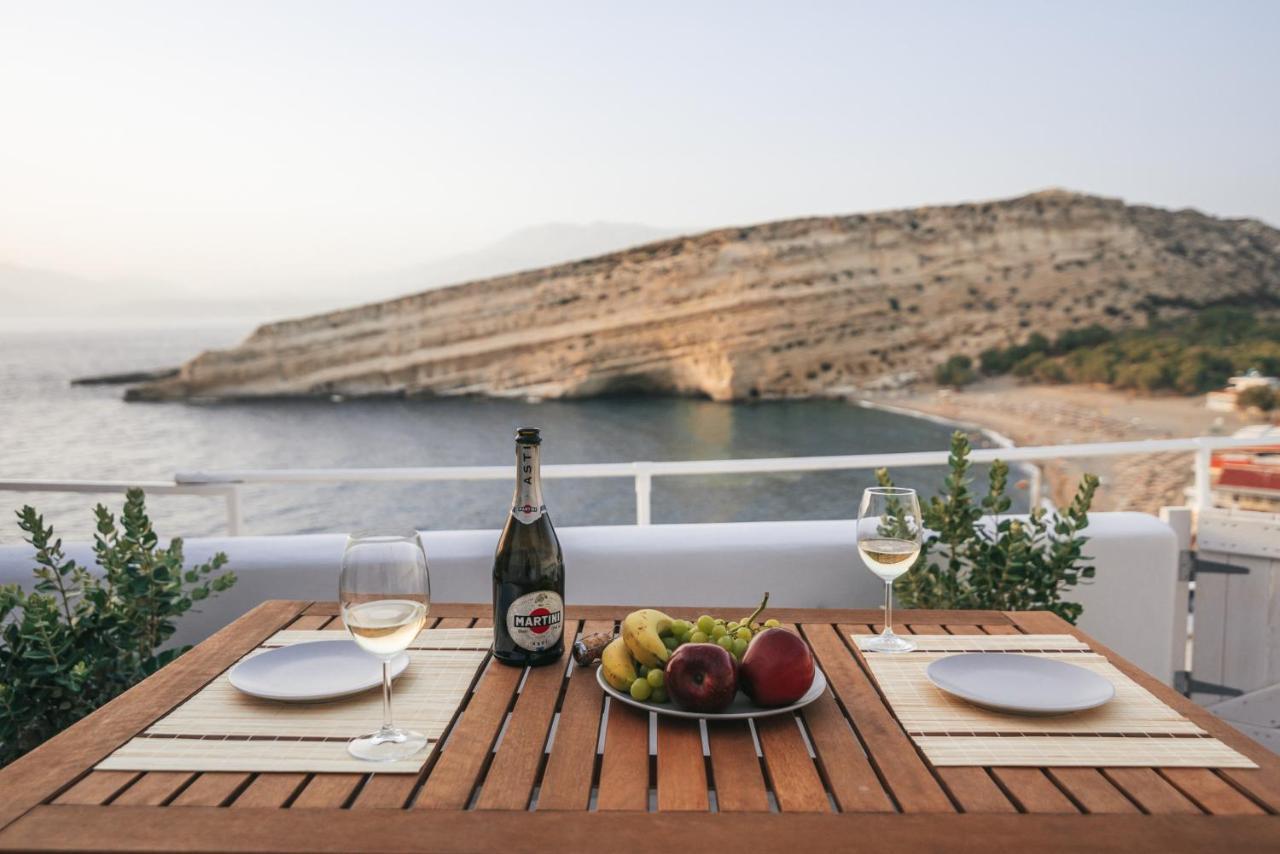 Nostos Cave Seaview Apartment Matala Buitenkant foto