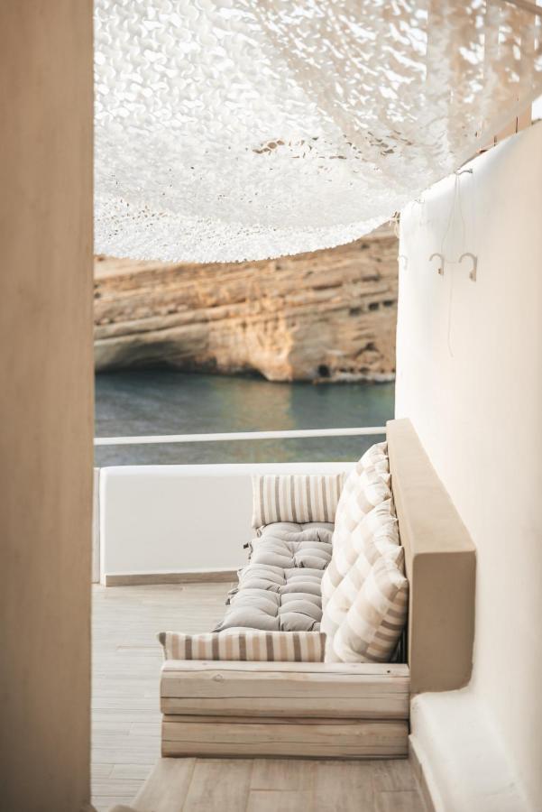 Nostos Cave Seaview Apartment Matala Buitenkant foto